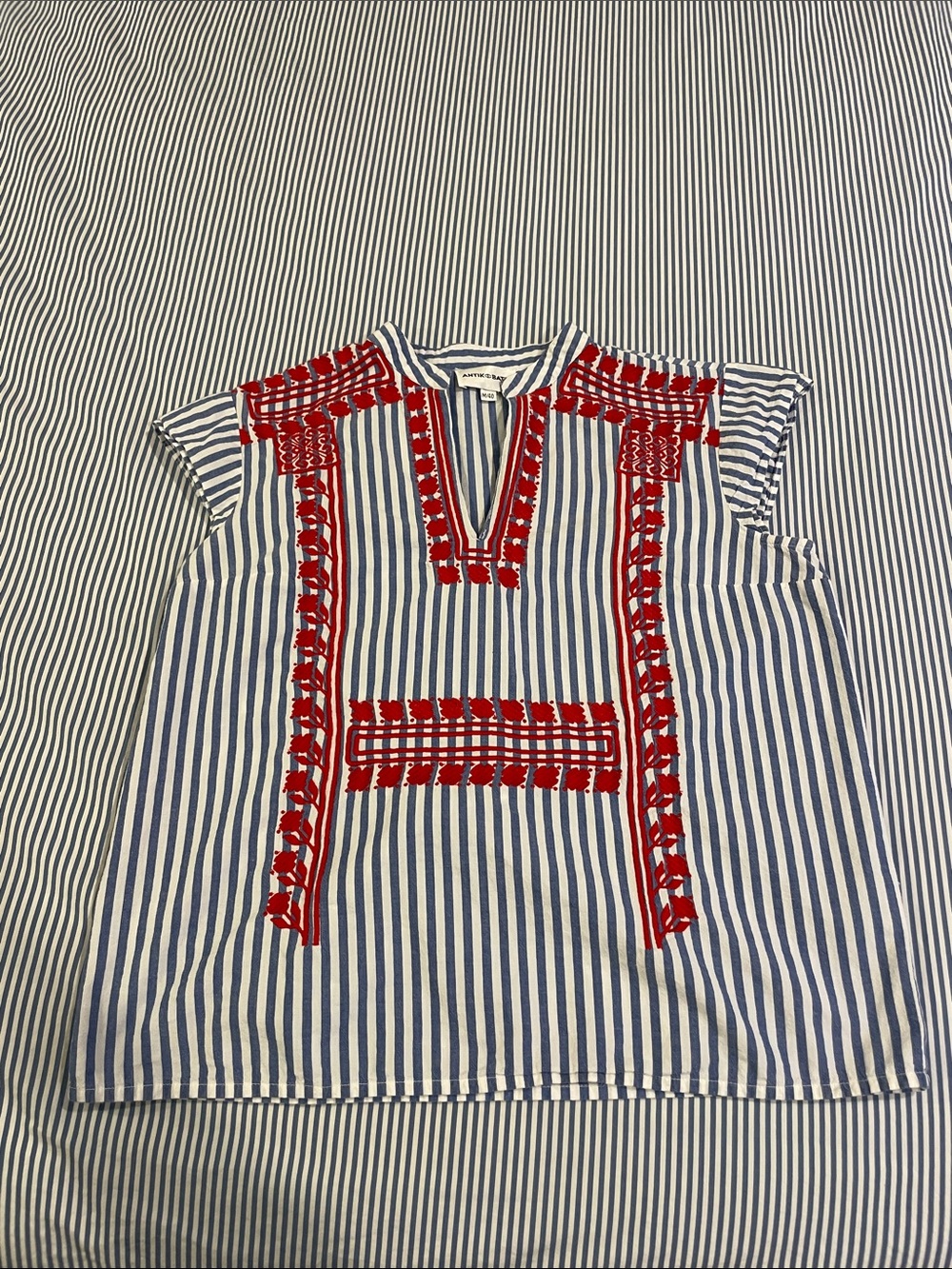 Antik Batik embroidered Jackie top